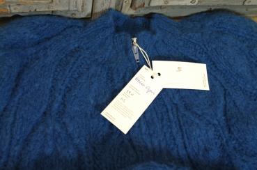 Preview: Cardigan, Strickjacke Ezra von INTI Knitwear in der Farbe Azuro, Alpakawolle